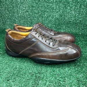 TIMBERLAND Brown Leather Lace Up Casual Oxford Sneaker Mens Size 11 M